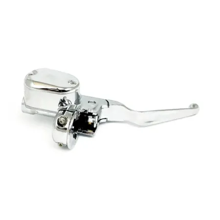 DOSS Handlebar Master Cylinder Assembly 1/2 Inch Bore in Chrome Finish For 2014-2020 XL Sportster With Single Disc Models (63664)