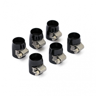 DOSS Econ-O-Fit Clamps in Black Finish For 5/16 Inch To 3/8 Inch Fuel/Oil Hose (6 Pack) (ARM284015)