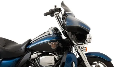 Klock Werks Flare Windshield Black Finish 16.5cm (6.5 Inches) For 2014-2023 Street Glide & 2014-2025 Tri Glide Models (KWW-01-0200-2014)