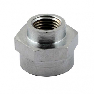 DOSS Petcock Adapter Nut 22mm To 1/4 Inch For 1975-2006 B.T., XL Sportster (Excluding Inj. Models), Customs With 1975-2021 Style Threaded Tanks (ARM136089)