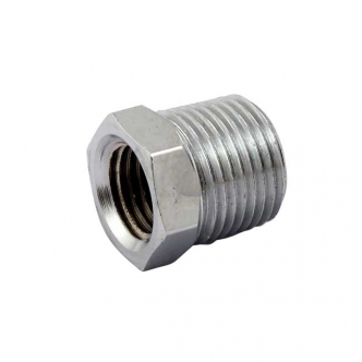 DOSS Petcock Adapter Nut 1/4 Inch To 3/8 Inch For 1957-1974 Harley Davidson With Internal Threaded Tanks (ARM412089)