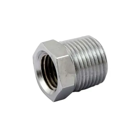 DOSS Petcock Adapter Nut 1/4 Inch To 3/8 Inch For 1957-1974 Harley Davidson With Internal Threaded Tanks (800D)
