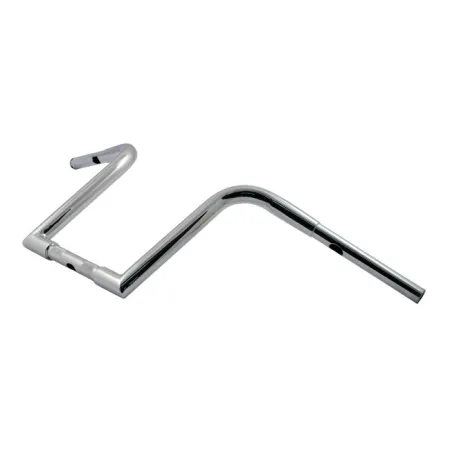 Wild 1 12 Inch Outlaw Z Apehanger in Chrome Finish For 1982-2020 Harley Models With Mechanical & E-Throttle (Excluding 1988-2011 Springers) (WO612)