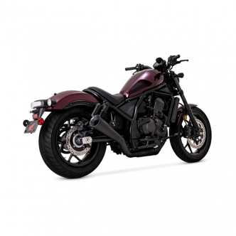 Vance & Hines Upsweep Slip-On Muffler in Black Finish For 2021-2023 Honda Rebel 1100 Models (48425)