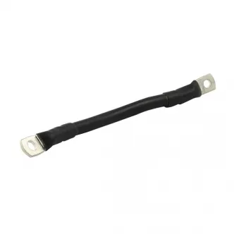 All Balls 16 Inch Long Universal Battery Cable With 36 Gauge Copper Wire Strands And 1/4 & 5/16 Inch Terminals in Black Finish (78-116-1)
