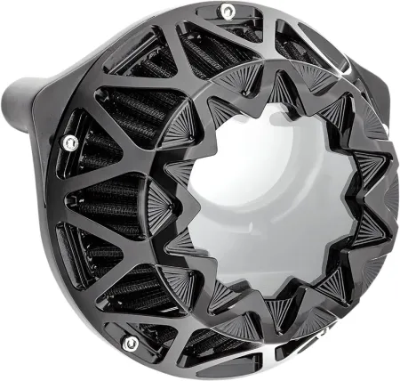 Arlen Ness Crossfire Air Cleaner In All Black For Harley Davidson 2016-2017 Softail, 2017 FXDLS & 2008-2016 Touring/Trike Models (E-Throttle) (600-043)