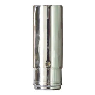 Custom Cycle +6 Inch Over Stock 30 1/4 inches OAL 41mm Fork Tubes in Chrome Finish For 1984-1999 FXWG, FXST/C, 1993-1999 FXDWG, 1986-1999 FLST/F, 1984-1996 FLT, FLHT Models (T1340)