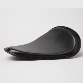 Darkstar 16 Inch Long x 14 Inch Wide Lone Rider Solo Seat in Black For Triumph Bonneville Bobber Models