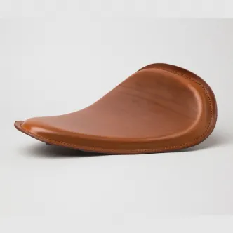 Darkstar 16 Inch Long x 14 Inch Wide Lone Rider Solo Seat in Tan For Triumph Bonneville Bobber Models