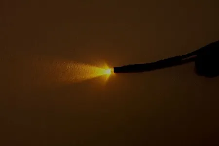 Custom Dynamics Light Dash Stingerz Single LED in Black Colour Housing With Yellow Lens 12 Volts (ST1YELLOW)