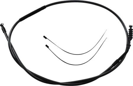 Magnum 71 Inch Replacement Clutch Cable in Black Pearl Finish For 2014-2021 Indian Chief, Chieftain, Springfield, Roadmaster Models (42304)
