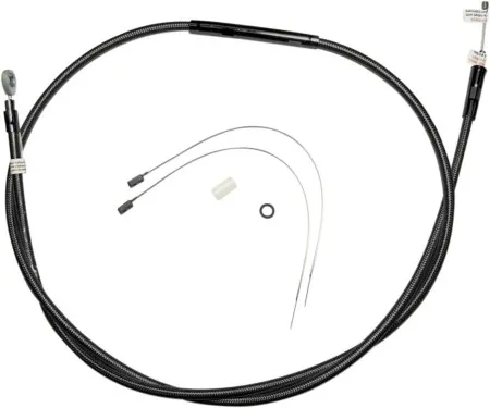 Magnum 73 Inch Replacement Clutch Cable in Black Pearl Finish For 2014-2021 Indian Chief, Chieftain, Springfield, Roadmaster Models (42306)