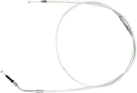 Magnum 73 Inch +6 Over Stock Clutch Cable in Sterling Chromite II Finish For 2014-2021 Indian Chief, Chieftain, Springfield, Roadmaster Models (32306)
