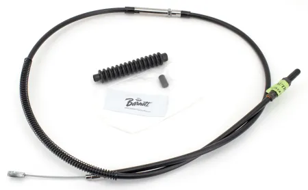 Barnett +10 Inch Clutch Cable 73 Inch Outer Cable Length in Black Finish For 2008-2016 Touring, 2009-2013 FLHTCUTG Trike (Excluding Sidecar Models & Hydraulic Master Cylinders) (101-30-10046+10)