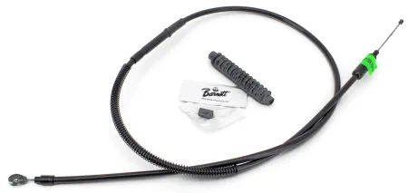 Barnett Standard Length Clutch Cable 63 Inch Outer Cable Length in Stealth Black Finish For 2008-2016 Touring Models (Excluding Sidecar & With Hydraulic Master Cylinder Models) (131-30-10046)