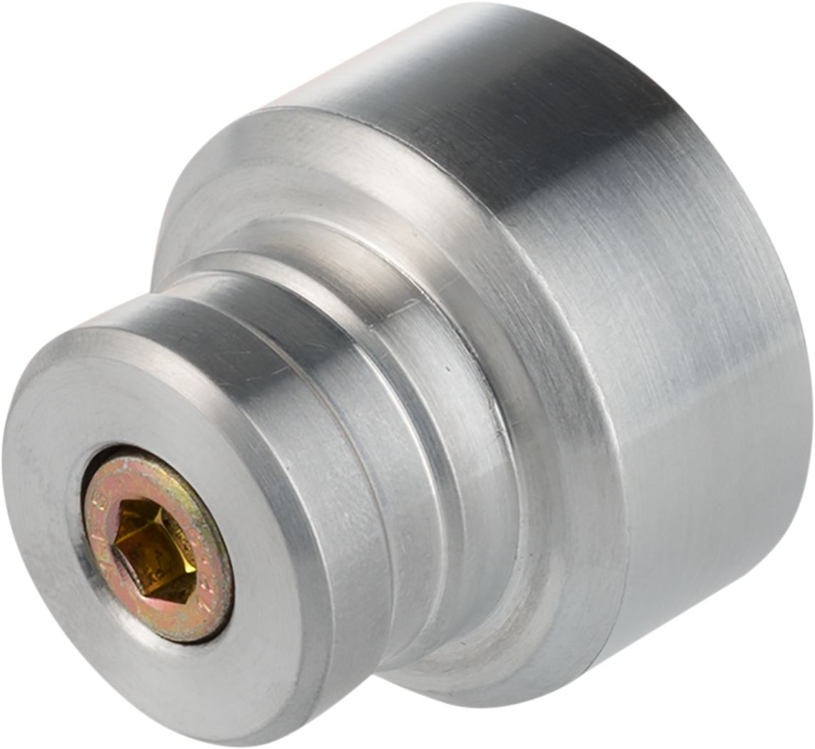 Joker Machine Bar End Mirror Mount For Triumph T120 in Silver Anodised