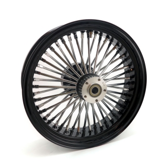 Doss Radial 48 Fat Spoke 5.50 X 18 TUV Rear Wheel In Black For Harley Davidson 2008-2021 Touring Models (ARM609795)
