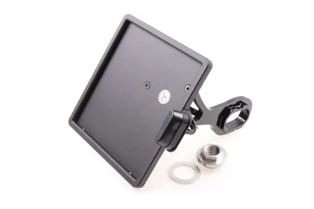 Cult Werk 180 x 200mm Germany Side Mount License Plate Bracket With Slide In Frame For Harley Davidson 2018-2020 Softail Models (Excl. FXDR) (HD-BRO038-DF)