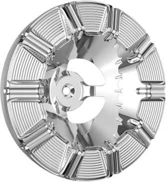 Arlen Ness 10-Gauge Air Cleaner Cover In Chrome For Arlen Ness 65 Degree / 90 Degree Velocity Air Cleaners (601-001)