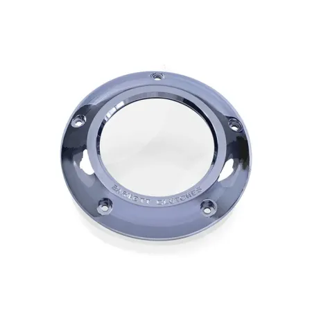 Barnett Clear Derby Cover in Chrome For Harley Davidson 2019-2024 Softail & 2018 Softail Sport Glide (343-30-43018)