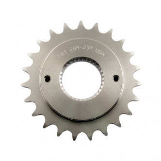 PBI 24 Tooth Steel Transmission Sprocket With No Offset For Harley Davidson 1986-2006 5 Speed Big Twin & 1991-2006 Sportster/Buell Models (284-24)