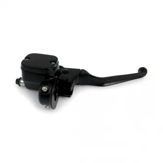 DOSS Handlebar Master Cylinder Assembly 11/16 Inch Bore in Black Finish For Dual Disc 1996-2007 B.T., 1996-2003 XL Sportster Models (ARM535049)