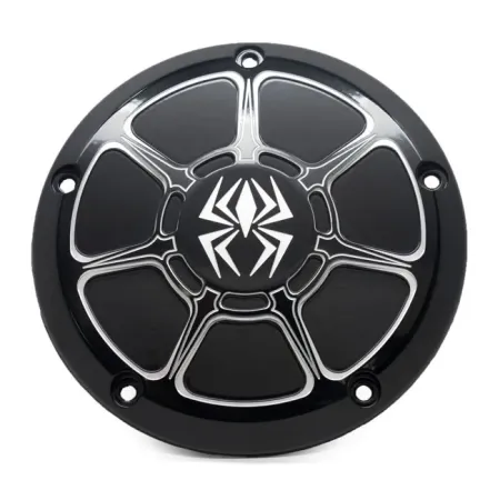 Rekluse Derby Cover In Gloss Black Finish For 2015 FLHTCUL/FLHTK, 2016-2023 Touring/Trike & 2024 FLHR, FLHTK, FLTRT Models (RMS-0515005)