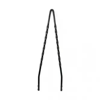Cycle Visions 30 Inch Tall Twisted Stick Sissy Bar in Black Powder Coated Finish (CV8040B)