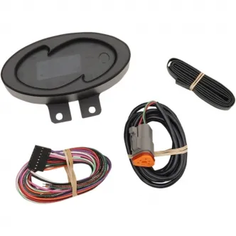 Dakota Digital Series 5000 Handlebar Mounted Digital Speedometer in Black Anodised Finish (MCL-5100-K)
