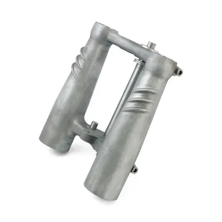 EMD Bombshell Short Triple Trees Set In Semi-Polished Finish For 41mm Fork Tubes (BS/S/41/SP)