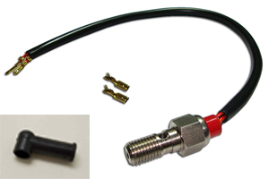 Goodridge M10 x 1.25 Banjo Brake Light Switch in Stainless Steel Finish (ARM358029)