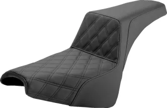 Saddlemen Seat Step Up LS in Black For 2018-2023 FXBB Street Bob & FXST Standard Models (818-30-172)
