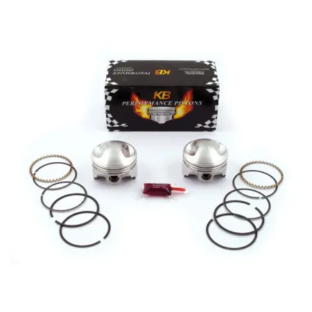 KB Performance 1340 Shovel +.040 Inch Diameter Forged Piston Kit For 1979-1984 1340cc Shovel Models (KB926C040)
