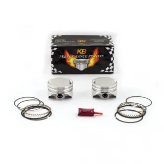 KB Performance 1340 Evo Big Twin +.005 Inch Diameter Forged Piston Kit For 1984-1999 1340cc Evo Big Twin Models (KB920C005)