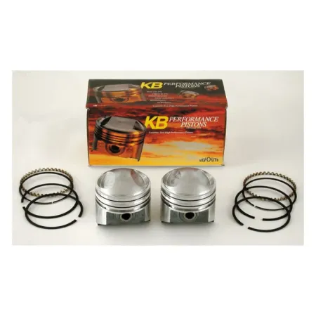 KB Performance 1200cc B.T. +.030 Inch Diameter Piston Kit For 1941-1978 74 Inch/1200cc Knuckle, Pan, Shovel Models (KB263030)