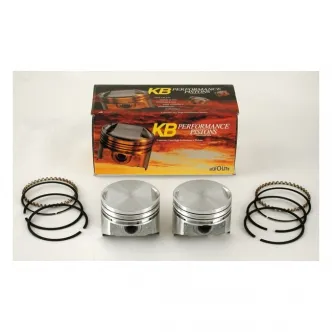KB Performance 1340cc Evo BT +.020 Inch Diameter Piston Kit For 1984-1999 1340cc Evo Big Twin Models (KB258020)