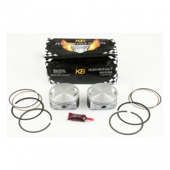 KB Performance +.005 Inch Diameter 96 Inch To 103 Inch Big Bore Piston Set For 2007-2017 Twin Cam Models (ARM757449)