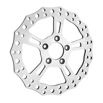 Arlen Ness Chrome Brake Rotor 5-Bolt Hub Wheel Adapter Kit Harley Touring 14-19