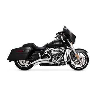 Vance & Hines 2-1/2 Inch Big Radius 2 Into 2 Exhaust in Chrome Finish For 2017-2023 Touring Models (26073)