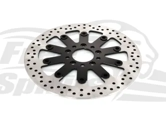 Free Spirits OEM Replacement Front Brake Rotor 300mm With Pads For Brembo Kits On Harley Davidson 2014-2022 Sportster, 2008-2023 Touring, 2015-2024 Softail & 2006-2017 Dyna Models (203507HK)