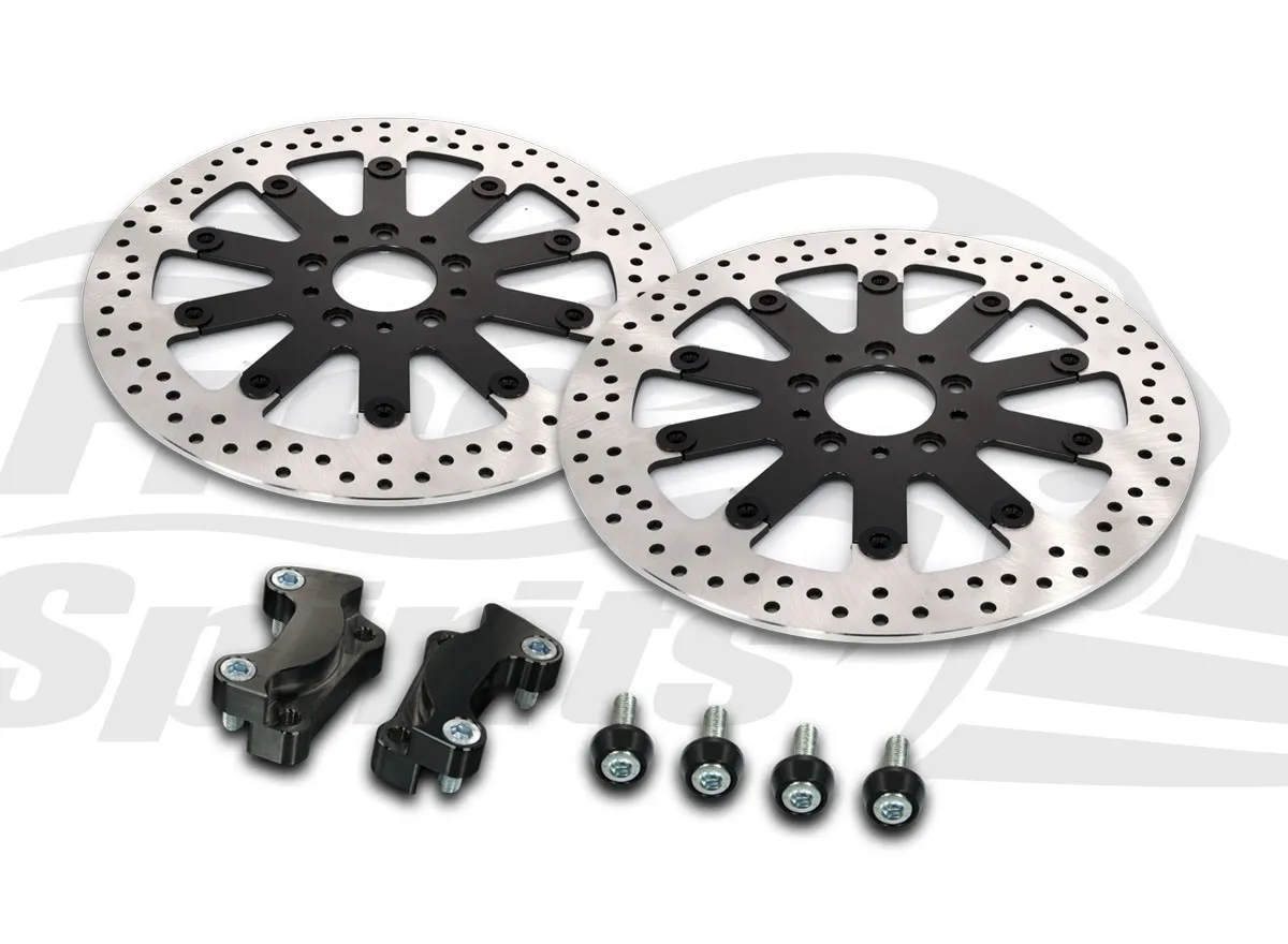 Caltric Rear Brake Rotor & Caliper Set For Yamaha Kodiak - Foto 4