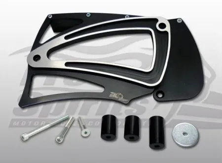 V-Twin Chrome 70 Tooth Outer Pulley Cover For Harley Davidson