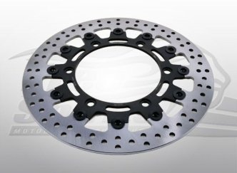 Free Spirits OEM Replacement Front Brake Rotor 320mm With Pads For Triumph 1995-2015 Models (303807LK)