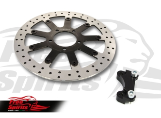 Free Spirits Upgrade Front Brake Rotor Kit 340mm With Pads For Triumph 2019-Up Street Twin & Street Scrambler Models (303832NK)
