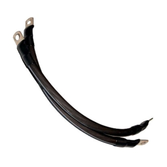 Namz 9 Inch (22.5cm) Battery Cable Set in Black Finish (ARM631845)