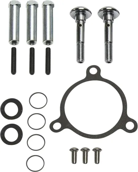 Arlen Ness Stage 2 Big Sucker Air Cleaner Hardware & Gasket Kit For 2008-2016 Twin Cam & 2016-2017 Softail (FBW) Models (602-018)