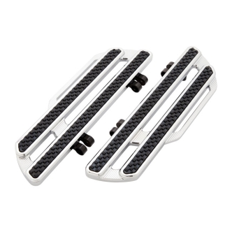 Arlen Ness Method Rider Floorboards In Chrome For Harley Davidson 1986-2017 Softail, 2012-2016 Dyna FLD Switchback, 1983-2021 Touring & 2009-2021 Trike Models (410-017)