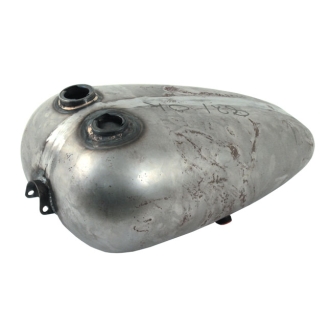 Paughco 4.75 Gallon Dual Cap Gas Tank For Universal Fitment With Horse Shoe Front & Tab Rear Mounts. Designed For Use On Big Twin Models (ARM012209)
