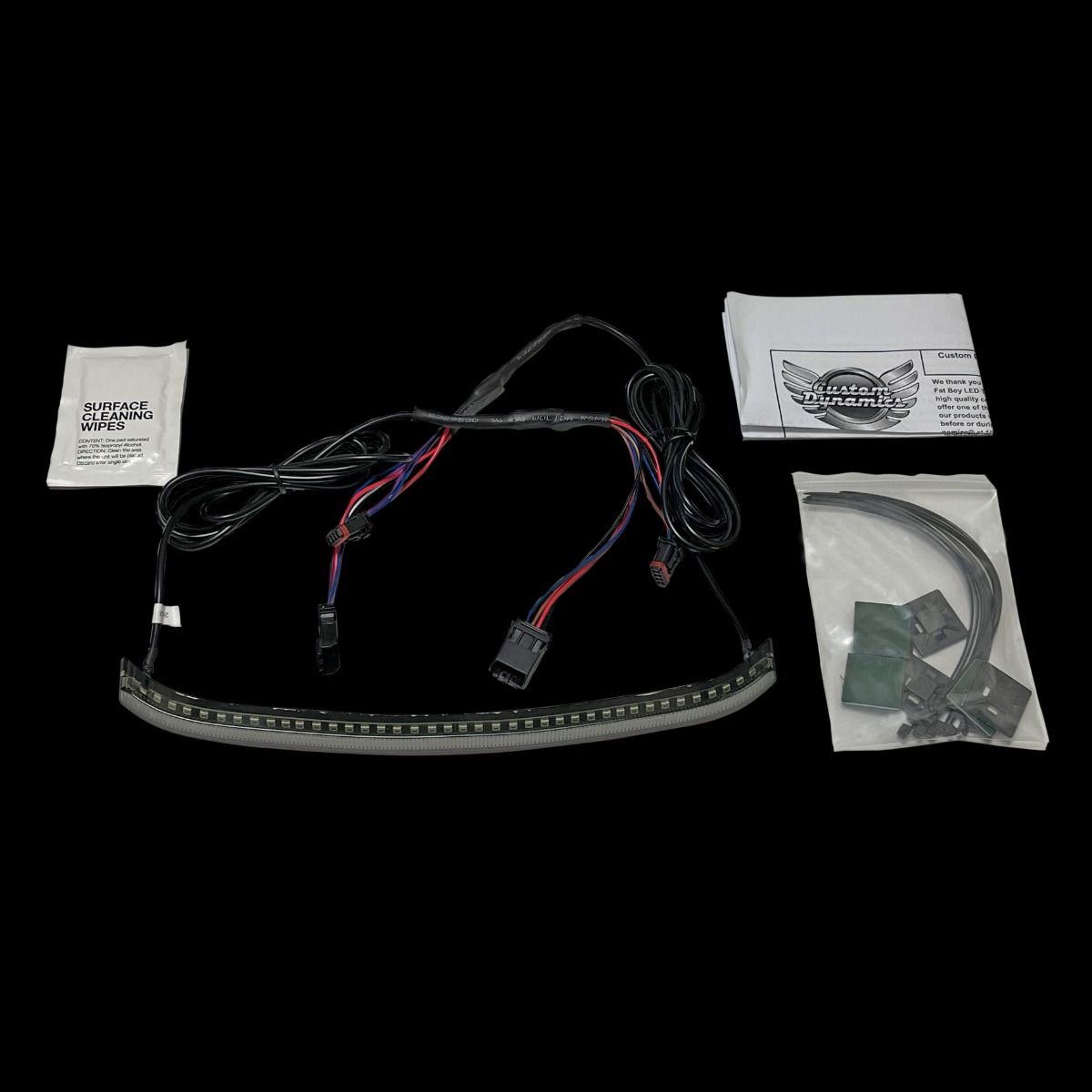 Custom Dynamics Integrated LED Taillight With Turn Signals With Smoke  Lenses For 2018-2022 Softail Fat Boy Models (CD-FATBOY-S)