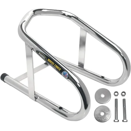 Pingel 6-1/2 Inch Tire Width Wheel Chock in Chrome Finish (WC65H)